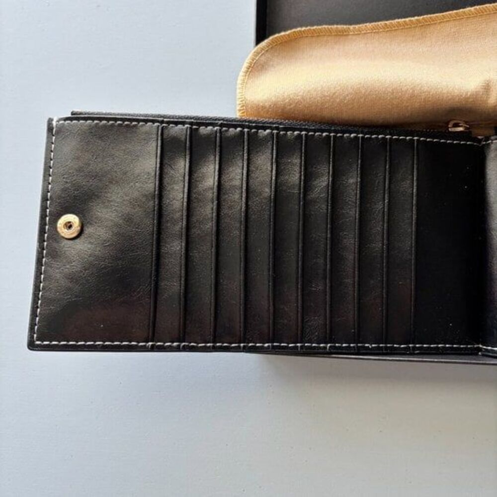 Women's Genuine Leather Wallet RFID Blocking Credit Card Holder Andoilt - Picture 5 of 6